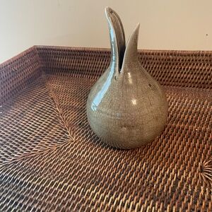 Elegant Crackle Glaze Ceramic Vase